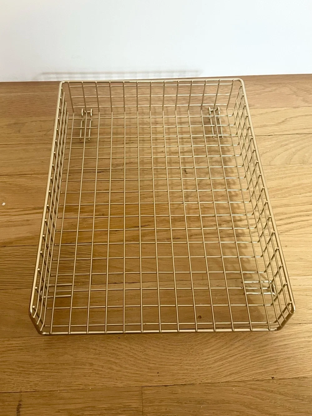 Grid Wire Letter Tray - Gold